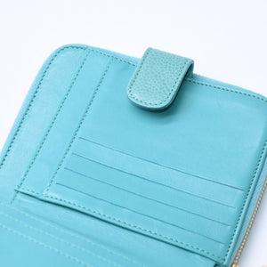 CHANEL Cocomark Wallet Emerald Green Green Round Zipper No. 5 Good Condition Used 4a004465