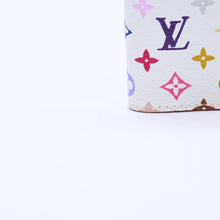 画像をギャラリービューアに読み込む, 極美品 LOUIS VUITTON ルイヴィトン 手帳カバー ホワイト マルチカラー アジェンダミニ M92653 中古 4a004292