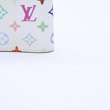 画像をギャラリービューアに読み込む, 極美品 LOUIS VUITTON ルイヴィトン 手帳カバー ホワイト マルチカラー アジェンダミニ M92653 中古 4a004292