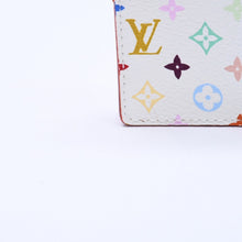 画像をギャラリービューアに読み込む, 極美品 LOUIS VUITTON ルイヴィトン 手帳カバー ホワイト マルチカラー アジェンダミニ M92653 中古 4a004292