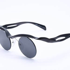 Excellent condition PRADA sunglasses, Morph round sunglasses, SPR A24, black, size 43.◻22 Used 4a004464