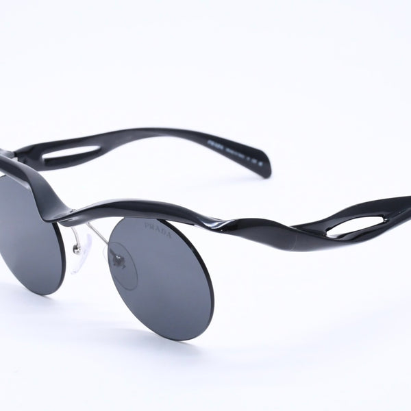 Excellent condition PRADA sunglasses, Morph round sunglasses, SPR A24, black, size 43.◻22 Used 4a004464