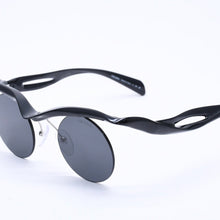 画像をギャラリービューアに読み込む, 極美品 PRADA プラダ Sunglasses サングラス Morph ラウンドサングラス SPR A24 ブラック 43◻︎22 中古 4a004464