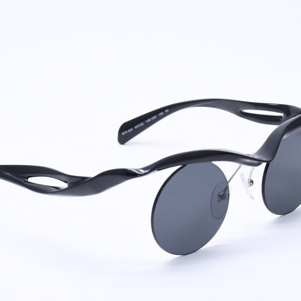 Excellent condition PRADA sunglasses, Morph round sunglasses, SPR A24, black, size 43.◻22 Used 4a004464