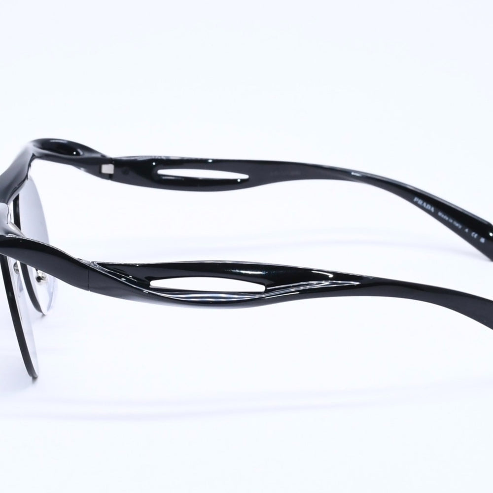 Excellent condition PRADA sunglasses, Morph round sunglasses, SPR A24, black, size 43.◻22 Used 4a004464