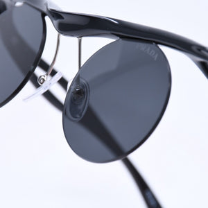 Excellent condition PRADA sunglasses, Morph round sunglasses, SPR A24, black, size 43.◻22 Used 4a004464