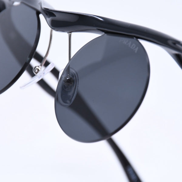 Excellent condition PRADA sunglasses, Morph round sunglasses, SPR A24, black, size 43.◻22 Used 4a004464