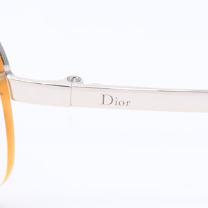Christian Dior ADIORABLE 5 Half Rim Sunglasses 3YGIJ Size 64□16 115 Silver Yellow Good Condition Used 4a004434