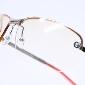 Christian Dior ADIORABLE 5 Half Rim Sunglasses 3YGIJ Size 64□16 115 Silver Yellow Good Condition Used 4a004434
