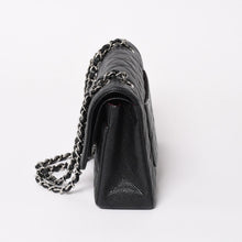 Load image into Gallery viewer, 新品同様 CHANEL シャネル マトラッセ25 ダブルチェーンショルダー ダブルフラップ 14番台 ココマーク キャビアスキン ブラック シルバー金具 中古 4a004468