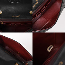 Load image into Gallery viewer, 極美品 CHANEL シャネル マトラッセチェーンショルダーバッグ ココマーク 1番台 ラムスキン ブラック ゴールド金具 中古 4a004472