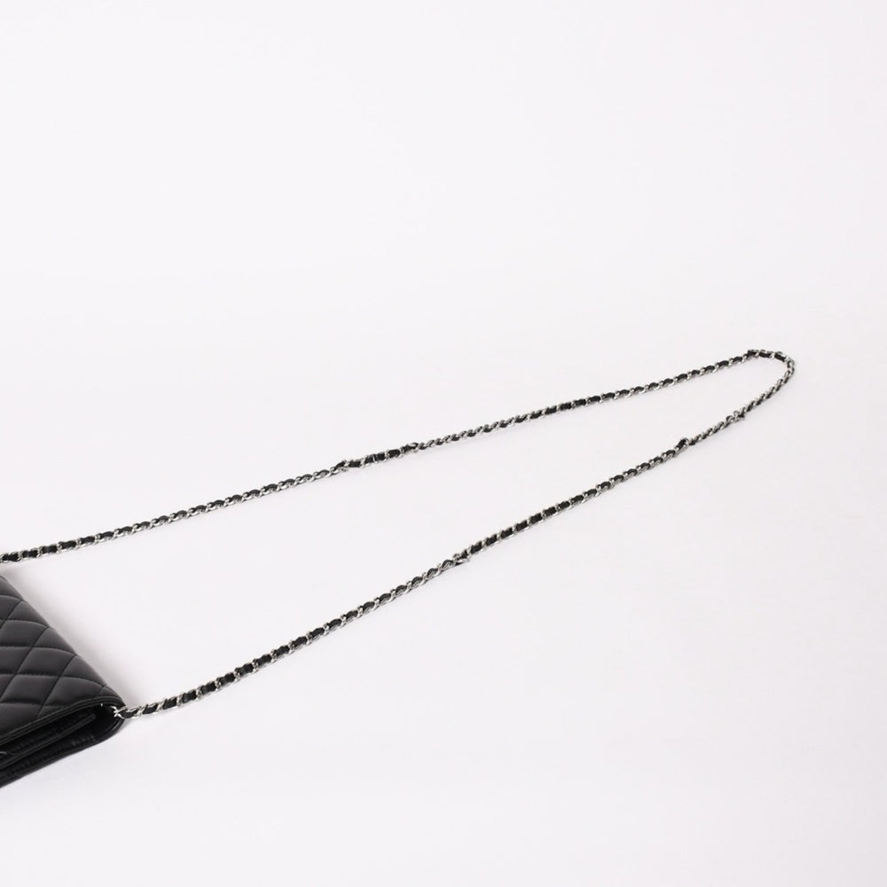 極美品 CHANEL シャネル タイムレスクラシックライン クラシック チェーンウォレット A33814 16番台 ココマーク ラムスキン 中古 4a003973