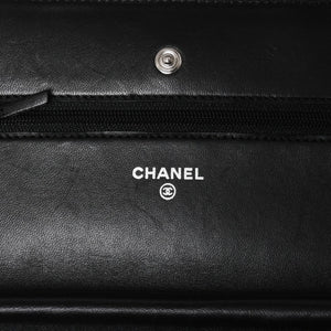 Very Good Condition CHANEL Timeless Classic Line Classic Chain Wallet A33814 16th Series Coco Mark Lambskin Used 4a003973