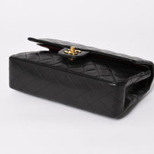画像をギャラリービューアに読み込む, 極美品 CHANEL シャネル マトラッセ25 Wフラップ Wチェーンショルダーバッグ A01112 2番台 ラムスキン ココマーク ブラック 中古 4a003285