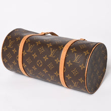 画像をギャラリービューアに読み込む, LOUIS VUITTON ルイヴィトン パピヨン30 GM ハンドバッグ M51365 モノグラム ゴールド金具 筒型 美品 中古 4a004616