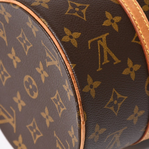 LOUIS VUITTON Papillon 30 GM Handbag M51365 Monogram Gold Metal Fittings Cylindrical Good Condition Used 4a004616