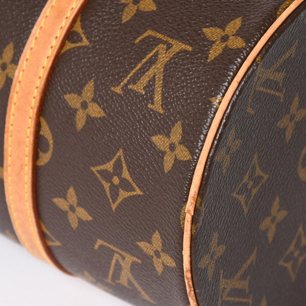 LOUIS VUITTON Papillon 30 GM Handbag M51365 Monogram Gold Metal Fittings Cylindrical Good Condition Used 4a004616
