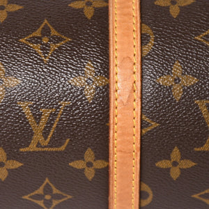 LOUIS VUITTON Papillon 30 GM Handbag M51365 Monogram Gold Metal Fittings Cylindrical Good Condition Used 4a004616