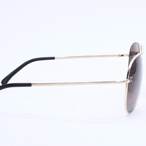 Mint condition CHANEL sunglasses eyewear with Coco Mark 4189-T-Q.N395/S91678/3 Size 59□14 135 Brown Used 4a004483