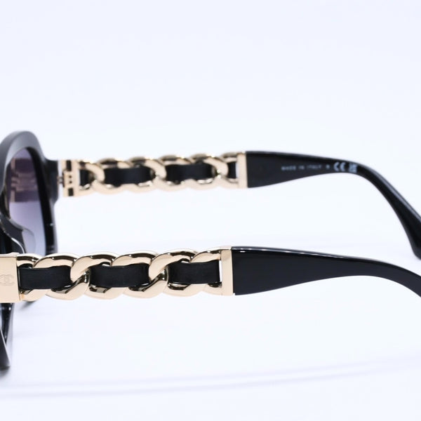 極美品 CHANEL シャネル サングラス アイウェア ココマーク 5465-Q-A c.622/S6 サイズ55□18 140 ブラウン 中古 4a004476