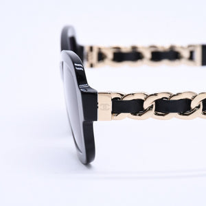極美品 CHANEL シャネル サングラス アイウェア ココマーク 5465-Q-A c.622/S6 サイズ55□18 140 ブラウン 中古 4a004476