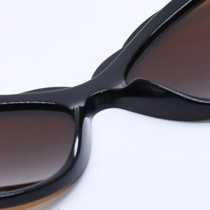 CHANEL Flower Frame Sunglasses Black Frame Side Coco Mark Black 71186A Good Condition Used 4a004473