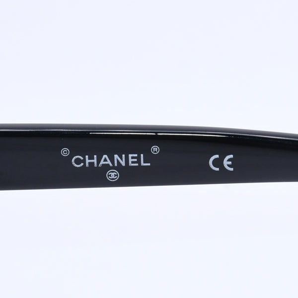 CHANEL Flower Frame Sunglasses Black Frame Side Coco Mark Black 71186A Good Condition Used 4a004473