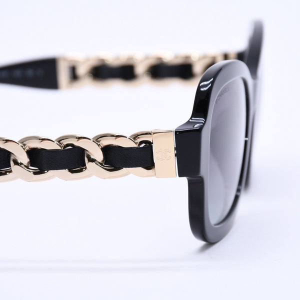 極美品 CHANEL シャネル サングラス アイウェア ココマーク 5465-Q-A c.622/S6 サイズ55□18 140 ブラウン 中古 4a004476