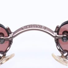 Load image into Gallery viewer, CHANEL シャネル リムレス サングラス アイウェア 4003 c.116/75 サイズ53□19 130 ココマーク ブラウン 美品 中古 4a004594
