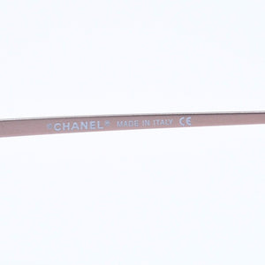 CHANEL Rimless Sunglasses Eyewear 4003 c.116/75 Size 53□19 130 Coco Mark Brown Good Condition Used 4a004594