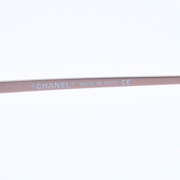 CHANEL Rimless Sunglasses Eyewear 4003 c.116/75 Size 53□19 130 Coco Mark Brown Good Condition Used 4a004594