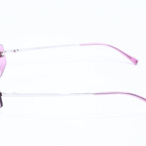 Very Good Condition CHANEL Rimless Sunglasses Eyewear 4002 c.124/76 Size 57□19 130 Coco Mark Pink Used 4a004491