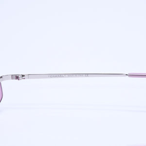 Very Good Condition CHANEL Rimless Sunglasses Eyewear 4002 c.124/76 Size 57□19 130 Coco Mark Pink Used 4a004491
