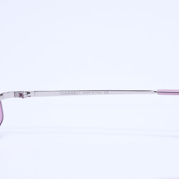 Very Good Condition CHANEL Rimless Sunglasses Eyewear 4002 c.124/76 Size 57□19 130 Coco Mark Pink Used 4a004491