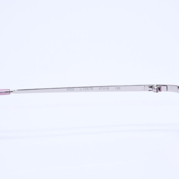 Very Good Condition CHANEL Rimless Sunglasses Eyewear 4002 c.124/76 Size 57□19 130 Coco Mark Pink Used 4a004491