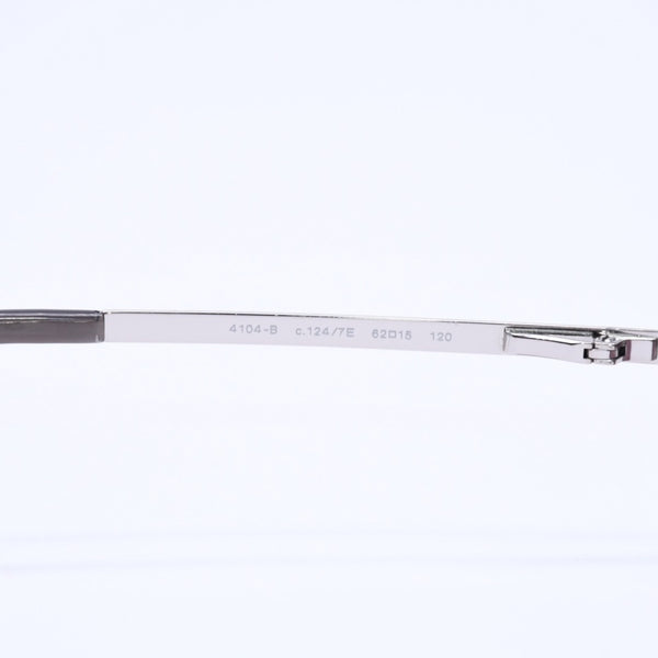 新品未使用 CHANEL シャネル ハーフリム サングラス アイウェア 4104-B c.124/7E サイズ62□15 120 ココマーク 中古 4a004481