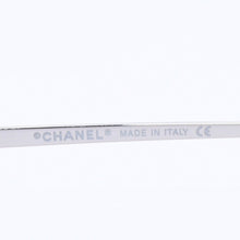 画像をギャラリービューアに読み込む, 新品未使用 CHANEL シャネル リムレス サングラス アイウェア 4017 c.124/79 サイズ62□17 120 ココマーク ブルー 中古 4a004480
