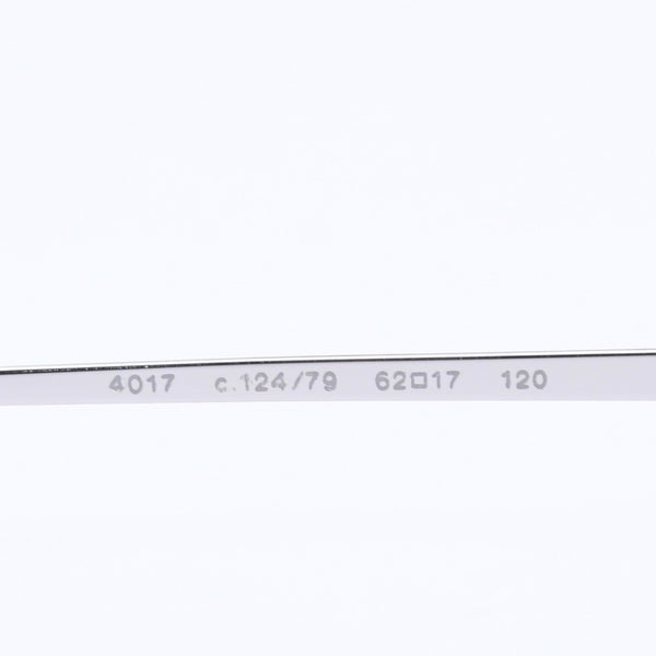 新品未使用 CHANEL シャネル リムレス サングラス アイウェア 4017 c.124/79 サイズ62□17 120 ココマーク ブルー 中古 4a004480