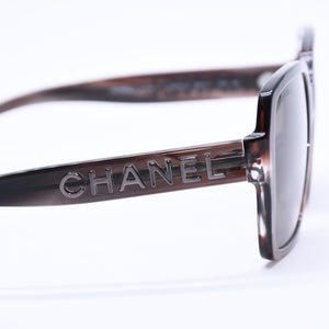 極美品 CHANEL シャネル リムレス サングラス アイウェア 5514-A c.714/S9 サイズ53□17 140 ココマーク ツイード 中古 4a004486