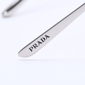 新品未使用品 PRADA プラダ Sunglasses サングラス アイウェア イエローレンズ シルバーテンプル SPRB55 1BC-20O 145 中古 4a004485