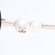 画像をギャラリービューアに読み込む, 極美品 CHANEL シャネル リムレス サングラス アイウェア 5338 c.724/S9 サイズ56□18 140 ココマーク パール 中古 4a004607