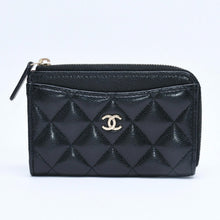 画像をギャラリービューアに読み込む, 極美品 CHANEL シャネル マトラッセ コインケース AP3179 キャビアスキン コインケース ブラック ゴールド金具 中古 4a004626