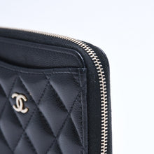 画像をギャラリービューアに読み込む, 極美品 CHANEL シャネル マトラッセ コインケース AP3179 キャビアスキン コインケース ブラック ゴールド金具 中古 4a004626