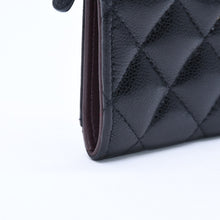 画像をギャラリービューアに読み込む, 極美品 CHANEL シャネル マトラッセ コインケース AP3179 キャビアスキン コインケース ブラック ゴールド金具 中古 4a004626
