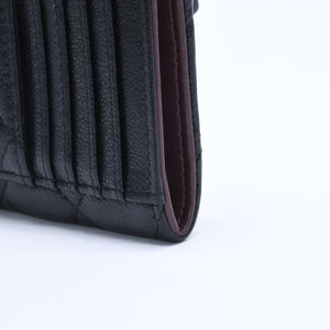 Very Good Condition CHANEL Chanel Matelasse Coin Case AP3179 Caviar Skin Coin Case Black Gold Hardware Used 4a004626