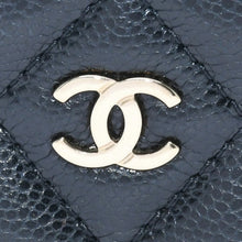 画像をギャラリービューアに読み込む, 極美品 CHANEL シャネル マトラッセ コインケース AP3179 キャビアスキン コインケース ブラック ゴールド金具 中古 4a004626