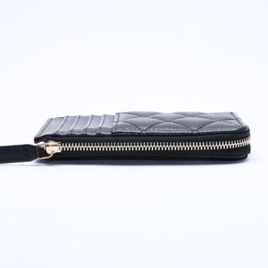 Very Good Condition CHANEL Chanel Matelasse Coin Case AP3179 Caviar Skin Coin Case Black Gold Hardware Used 4a004626