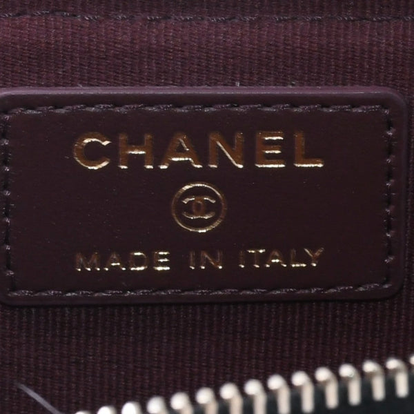 Very Good Condition CHANEL Chanel Matelasse Coin Case AP3179 Caviar Skin Coin Case Black Gold Hardware Used 4a004626