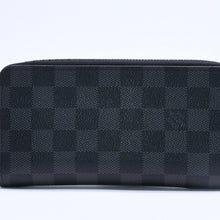 画像をギャラリービューアに読み込む, 極美品 LOUIS VUITTON ルイヴィトン ダミエグラフィットキャンバス ジッピーウォレット ポルトフォイユ・ヴァスコ ブラック N63095 中古 4a004621