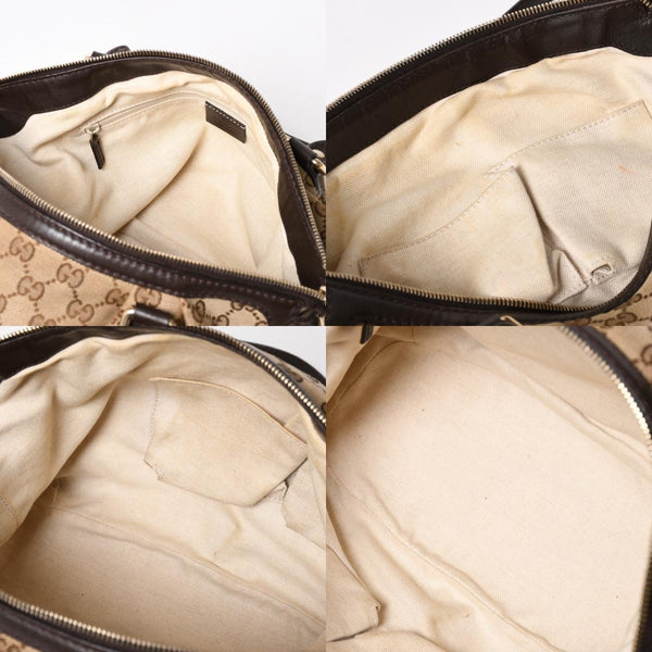 Very good condition GUCCI GG canvas 2WAY handbag shoulder bag 247902 Silver hardware used 4a002912